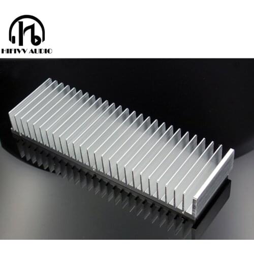 DIY radiator Aluminum heatsink Extruded heat sink for amplifier Electronic heat dissipation cooling cooler 263x80x40mm