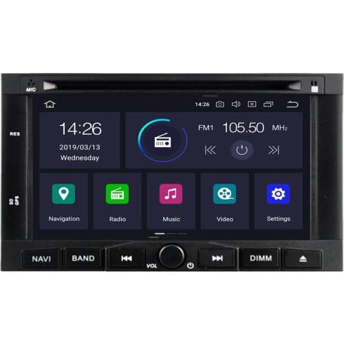 2 DIN Android 10 4+32G CAR Audio DVD player FOR PEUGEOT 3008 5008 Partner Citroen Berlingo gps Multimedia head device WIFI DAB