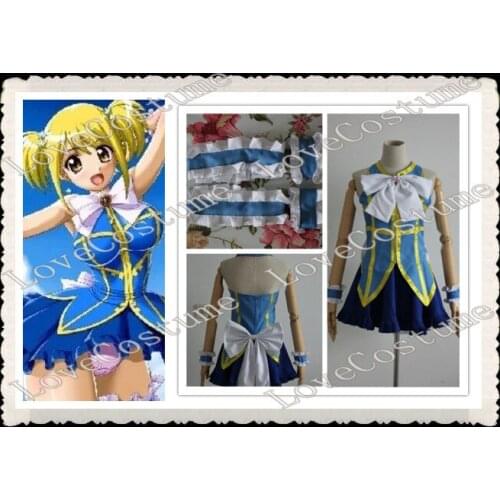 Free Shipping Fairy Tail Lucy Heartfilia Fighting Clothes Cosplay Costume Tailor made