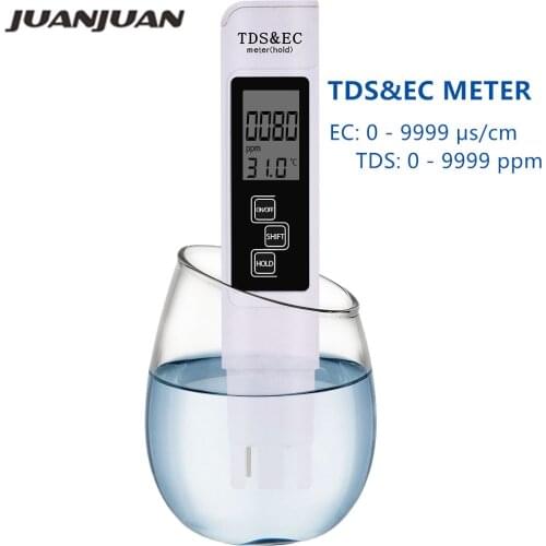 TDS EC Tester Digital Water Quality Purity Temperature Pocket Meter Aquarium Pool LCD Pen Monitor 40% off