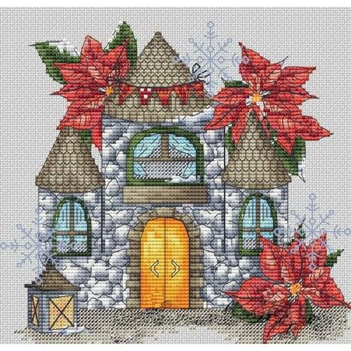 Red leaves Cross Stitch Kit Packages Counted Cross-Stitching Kits New Pattern NOT PRINTED Cross stich Painting Set