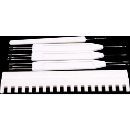 Creative Hot Beige 5-piece Set Of Needle Pull Transfer Tool Set 1x2 1x3 2x3 For All 4.5mm Brother Knitting Machine KH588 KH710