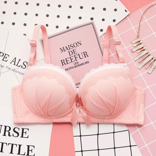 Sexy Lace Bow Bras Sexy Seamless Womens Underwear Wire Free Female Bralette Beauty Back lingerieSexy Brassiere