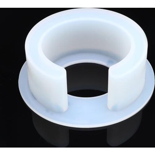 Silicone Egg Shaped Bracelet Mould Dry Flower Epoxy Resin Mold Open Design Bangle Mould DIY Jewelry Making Tools