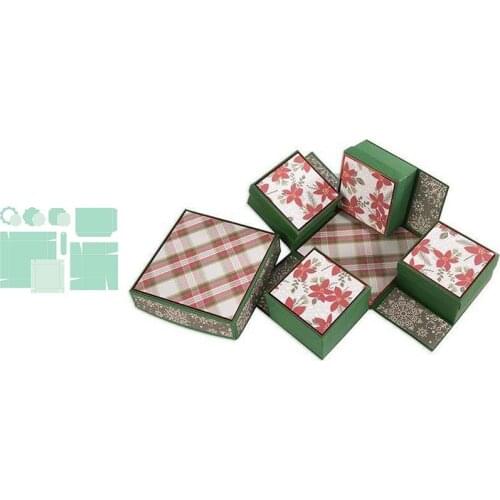 Foldable Storage Box Metal Cutting Dies for Scrapbooking and Card Making Paper Craft New die cuts