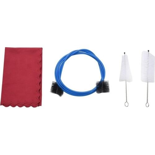 SLADE Trumpet Maintenance Cleaning Care Kit Set Including Mouthpiece Brush Valve Brush Snake Brush Cleaning Cloth