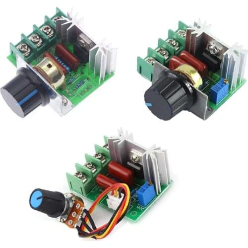 AC 220V 2000W SCR Voltage Regulator Dimming Dimmers Motor Speed Controller Thermostat Electronic Voltage Regulator Module