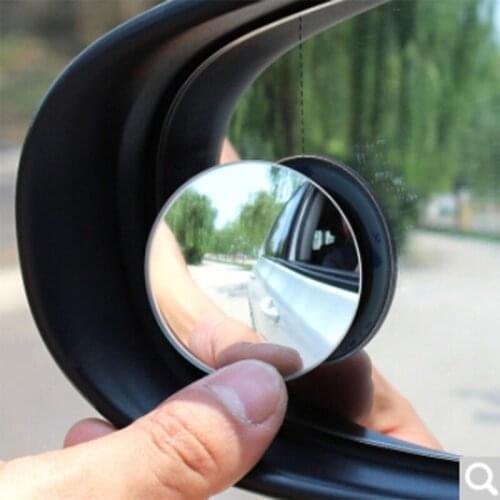 1 Pair Car Round Convex Blind Spot Mirror For Toyota wishes mark x supra gt86 4runner avensis Camry RAV4 Prado Corolla YARIS