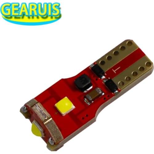 4pcs Car W5W T10 canbus 3 smd 3030 LED convext 0.13A Non polar No Error Wedge Auto Indicator Light Parking Bulbs Lamp Car Light