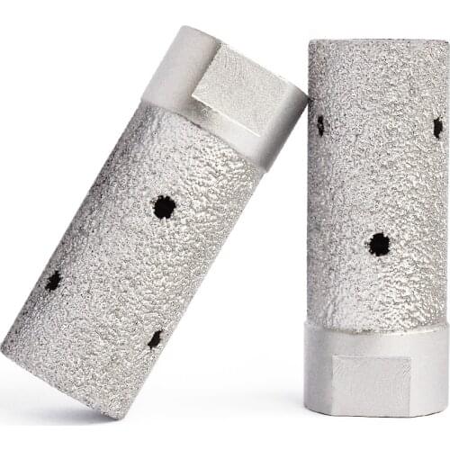 1” Diamond Drum Wheel Vacuum Brazed Hole Saw Finger Bit M14 5/8-11 For Angle Grinder Sink Hole Edge Grinding Zero Tolerance whee