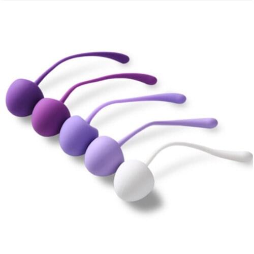 Safe Silicone Smart Ball Vibrator Kegel Ball Ben Wa Ball Vagina Tighten Exercise Machine Sex Toy for Women S0426