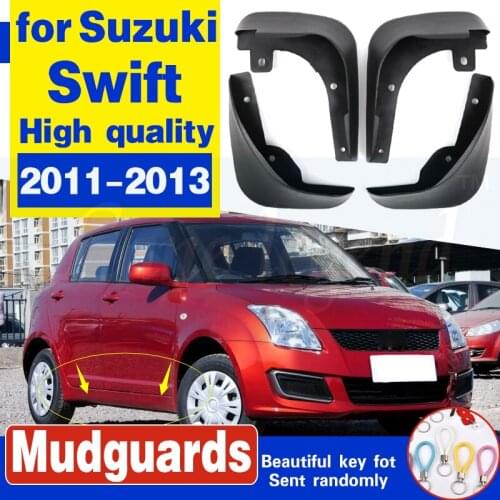 Front Rear Mud Flaps For Suzuki Swift 2011 2012 2013 Fender Splash Guards Mudflaps Mudguards Car Accessories