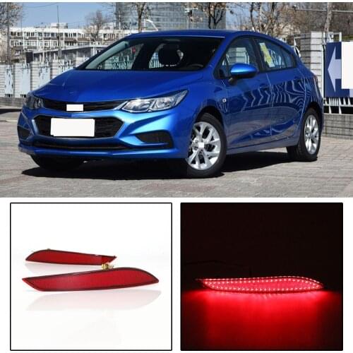 CAPQX For Chevrolet Cruze 2017 2018 Rear Bumper Brake Light LED Reflector Taillight Fog Light Parking Lamp Stop Warning light