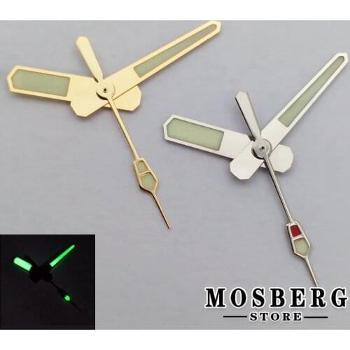 SKX Green Luminous Texture Watches Accessories Watch Hands Fit NH35 NH36 4R35 4R36 7S26 Automatic Movement