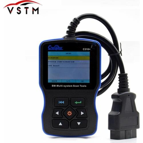 2018 Newest Version For BMW Full System Car Diagnostic Tool Creator C310+ V7.6 OBD2 Scanner Fault Code Reader free shipping