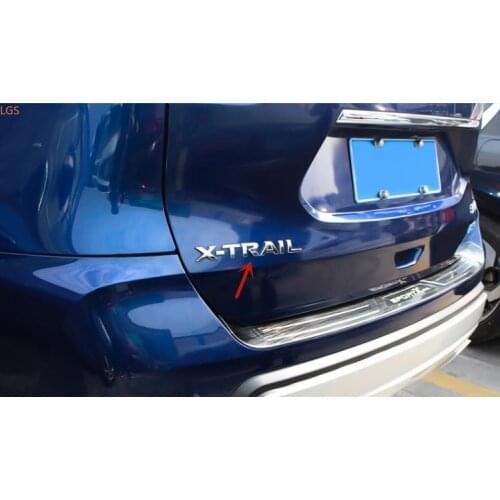 For Nissan X-Trail 2014-2020 Chrome Rear door Alphabet car logo Trunk Alphabet car logo decoration car accessories