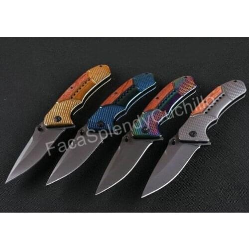Bron F81 Pocket Folding Knife 440 Blade Steel Handle Tactical Rescue Hunting Fishing EDC Survival Tool Knives