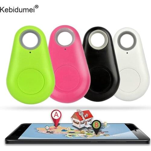 Kebidumei 2pcs Mini Bluetooth Tracker Wireless Key Finder GPS Locator Anti-Lost Alarm Reminder For Child Anti Lost Portable