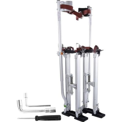 New 24"-40" Adjustable Professional Aluminum Plastering Stilt Ladder Drywall Plaste Stilts Stage Props Interior Decoration Stand