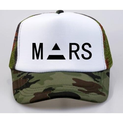 Summer Trucker Cap New 30 Second To Mars Printed Baseball Cap Fashion Cotton Rock band Fan Men Women Baseball Mesh Cap Dad Hat