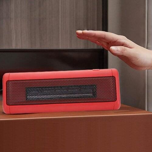 300W Portable Electric Heater Mini Desktop Heater Heating Small Space Winter Office Company Indoor Heating Small Fan white color