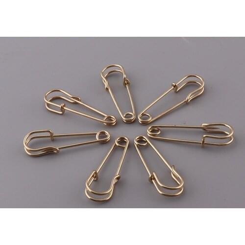 Stainless Steel Mini Safety Pins DIY Rustproof Buckle 30*9mm Pin Metal Brooch Badge Sewing Needle Knit Cross Stitch Marker Tag