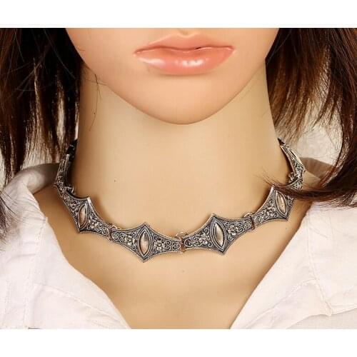 30+7cm boho bamboo pattern alloy fashion choker jewerly