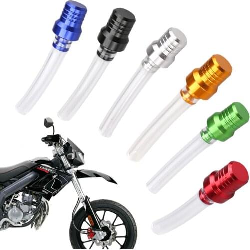 Motorcycle Fuel Tank Vent Cap Universal Petrol Way Valves Vent Breather Hoses Tubes For Motocross ATV Quad Dirt Pit Bike