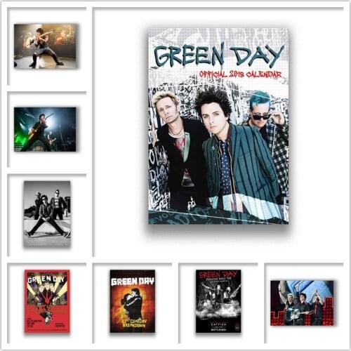 Music Rock White Coated Paper Prints painting Home Decoration Livingroom Bedroom Bar Home wall Art