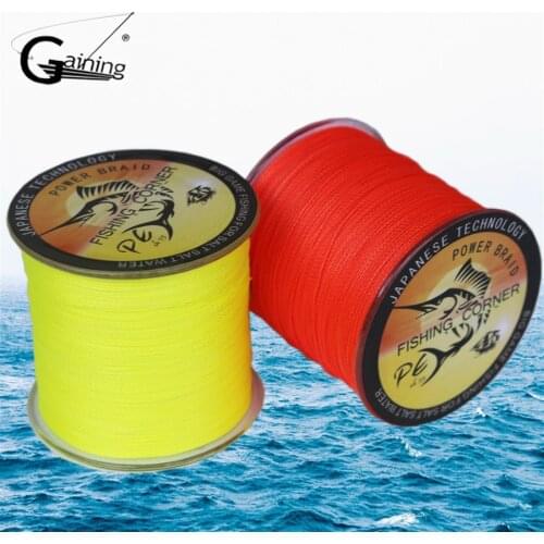 Gaining Braided Line 8 Strands Braided Fishing line 500m Multi Color Super Strong Japan Multifilament PE braid line 10LB -200LB