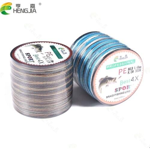 300m 8 Strands 4 Strands PE Braided Fishing Line Japan Multicolor carp fishing Wire Multifilament Super Strong