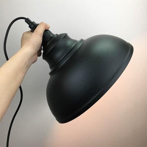 1/2 PCS Industrial Pendant light Retro Loft Pendant Lamp Shade Fixtures Hanging Living Room Bar Vintage Lights Cover Lampshade