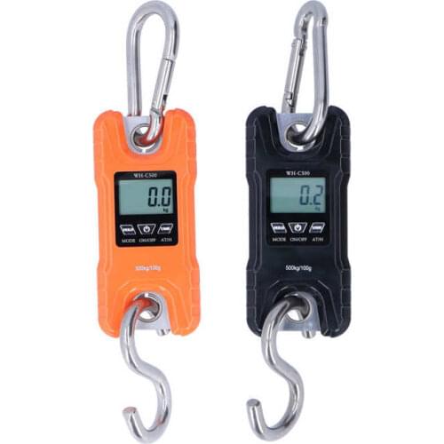 500kg Portable Electronic Hanging Scale LCD Display with ABS Engineering Plastic Shell