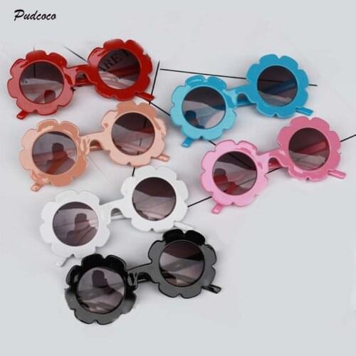 2019 Brand Stylish Kids Boys Girls Children Retro Round UV400 Sunglasses Goggles New Fashion 0-8 Years Baby Sunglasses 3 Colors