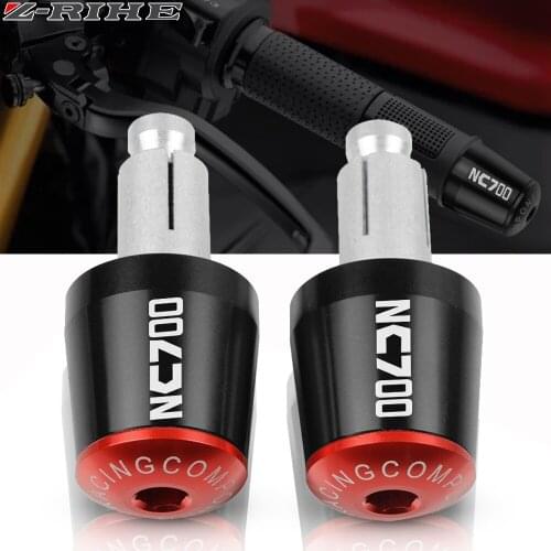 For Honda NC700 NC700S NC700X NC750 NC750X NC750S Universal 22mm 7/8" Motorcycle Handlebars Grips Ends Bar Ends Handlebars Caps