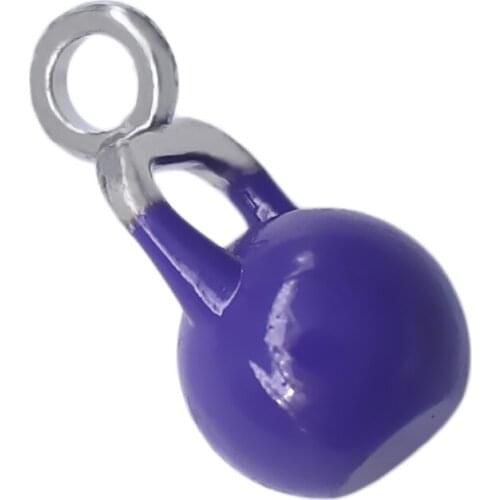 Bodybuilding Jewelry Fashion Fitness Gym Workout Exercise Power Kettle bell Pendants Inspirational Jewelry For Women Men