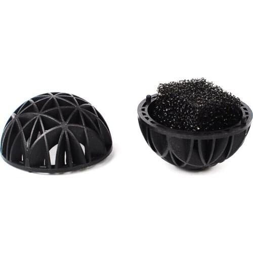 100PCS/lot 16/26mm Aquarium Bio Balls w/Sponge Filter Media Bag Wet/Dry Koi Fish Pond Reef Aquarium Accessories