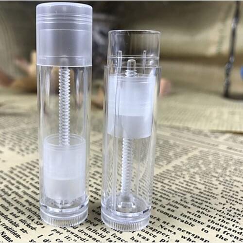 5PCS 5g Empty Lipstick Tubes Clear Lip Balm Refillable Lotion Bottles DIY Beauty Cosmetic Makeup Container Travel Accessories