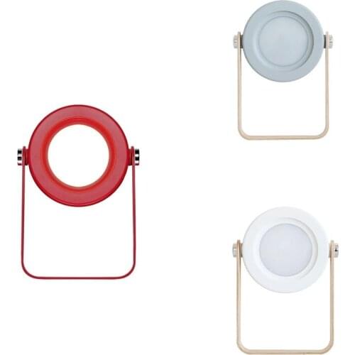 Promotion! Folding Lantern Lamp 3D Small Night Lamp USB Lamp Outdoor Hand Lamp New Stepless Dimming Three Grade White Table Lamp