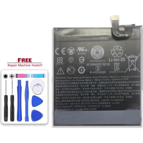 Battery For HTC Google Pixel XL / Nexus M1 3450mAh B2PW2100 Replacement Cell Phone Rechargeable Li-polymer Batteries