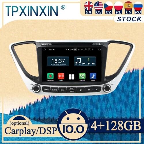 PX6 For Hyundai Verna 2016-2019 Android Car Stereo Car Radio with Screen 2 DIN Radio DVD Player Car GPS Navigation Head Unit