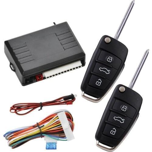 Start Stop Button 12-24V Universal Alarm System Car Automatic Central Kit Door Lock Vehicle Remote Control System Auto Car Alarm