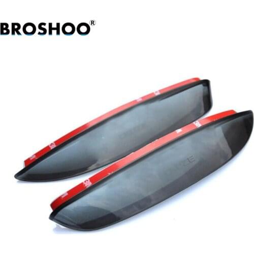 BROSHOO 2Pcs/lot For Chevrolet Cruze Car Rearview Side Mirror Rain Shield Sticker Auto Rain Eyebrow Decoration Car Styling