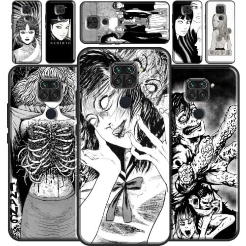 Junji Ito Horror Manga For Redmi Note 10 Pro Case For Redmi Note 9 8 Pro 7 8T 9S Cover For Redmi 9 9C 9A 9T 7A 8A