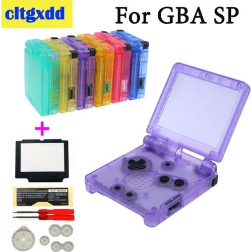 Full Housing Shell Accessories for Nintendo Gameboy Advance SP Game Console Controller Cover Case for GBA SP Color shell