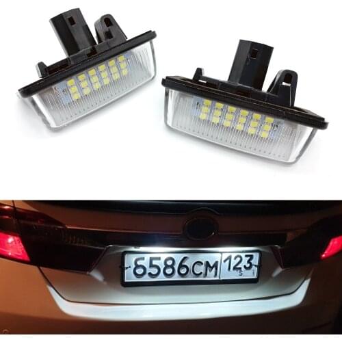 For Toyota Corolla E11 for Vios for Noah for Voxy For Previa ACR50 GSR50 for Crown S180 for Reiz Number License Plate Lights