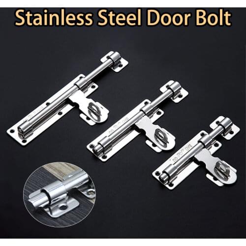 Stainless Steel Door Bolt Security Door Bolt Insert Bolt Furniture Hardware