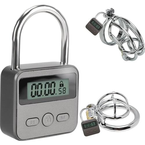 For Couples Accessories Bondage Timer Switch Adult Game Sex Toys Digital Time Lock Restraints Fetish Electronic Timer