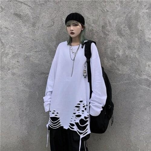 Spring Long Sleeve T Shirt for Men Women Harajuku Ulzzang Tshirt Korean Style Top Streetwear Clothes Hip Hop Loose Oversized