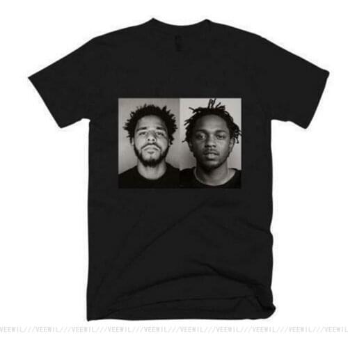 J COLE X KENDRICK LAMAR MENS WOMENS USA SIZE T SHIRT Shirt Cotton Hight Quality Man T Shirt